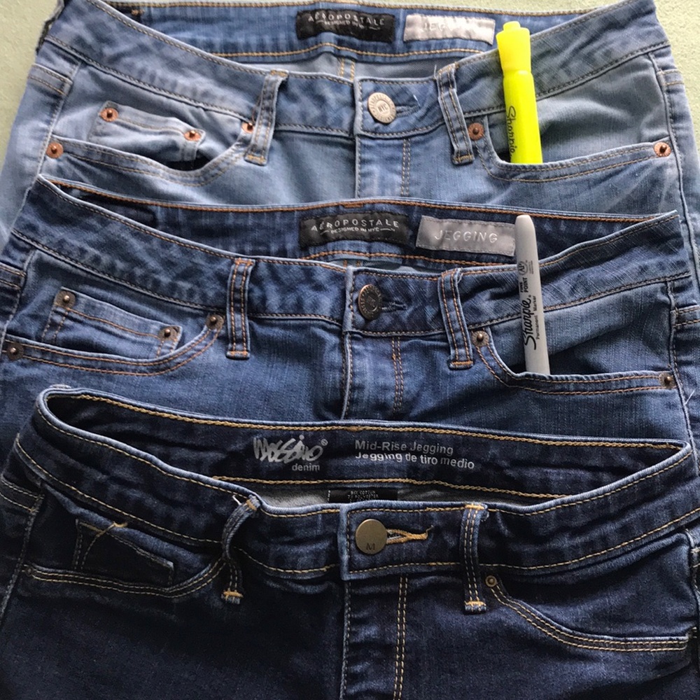 3 Skinny Jeans (Aeropostle[2]; target[1])